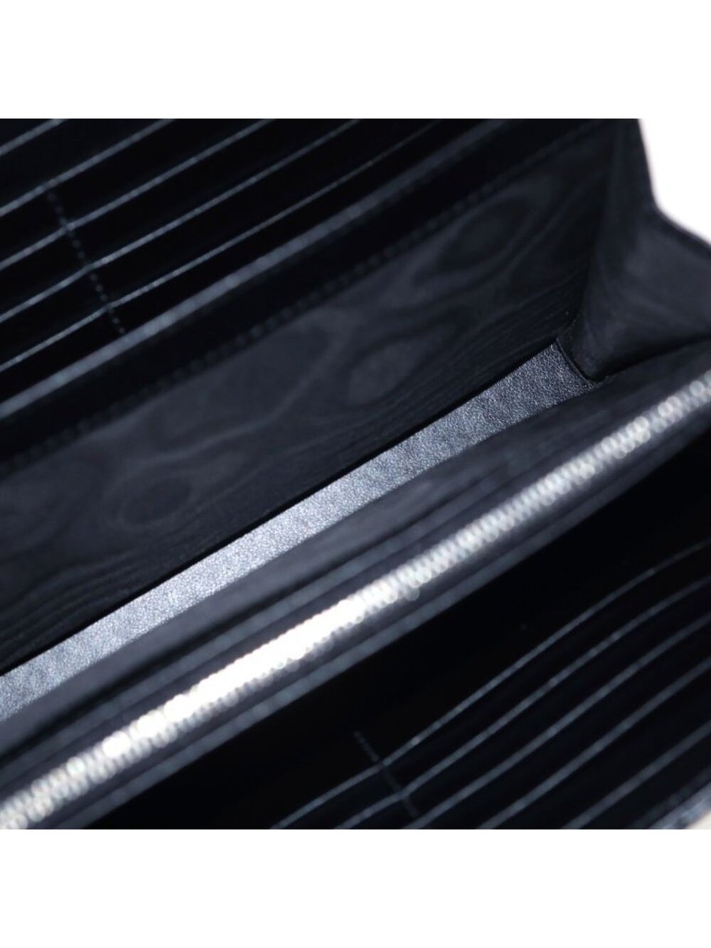 Gucci GG Marmont Chain Wallet Shoulder Bag Black Leather - Picture 4 of 6